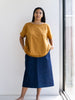 Boxy Blouse in Mustard