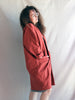 Jacket Big Pockets Red in ORGANIC Cotton
